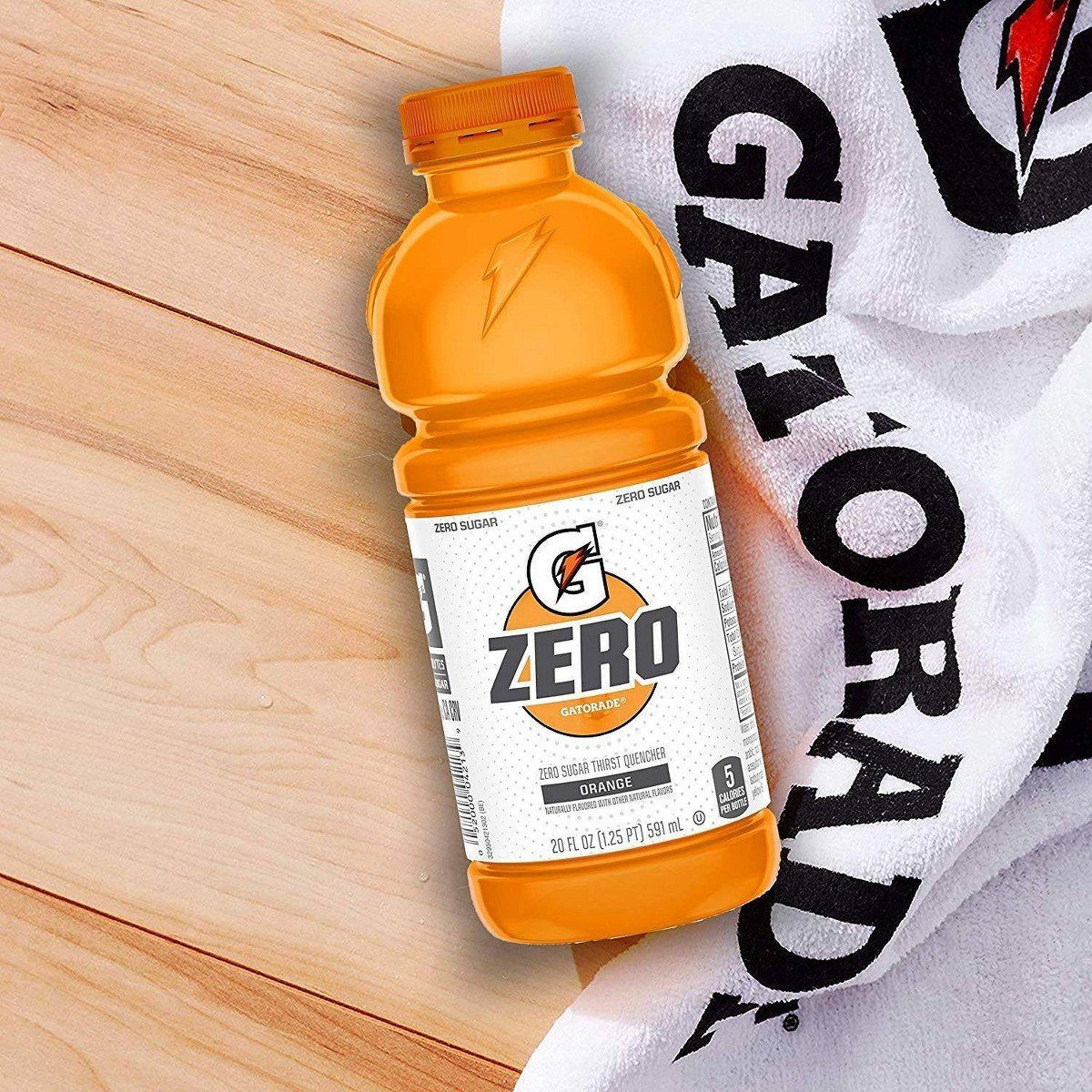Gatorade G Zero Orange Sports Drink - 8pk/20 fl oz Bottles: Non-Caffeinated, Low Calorie - Image 4