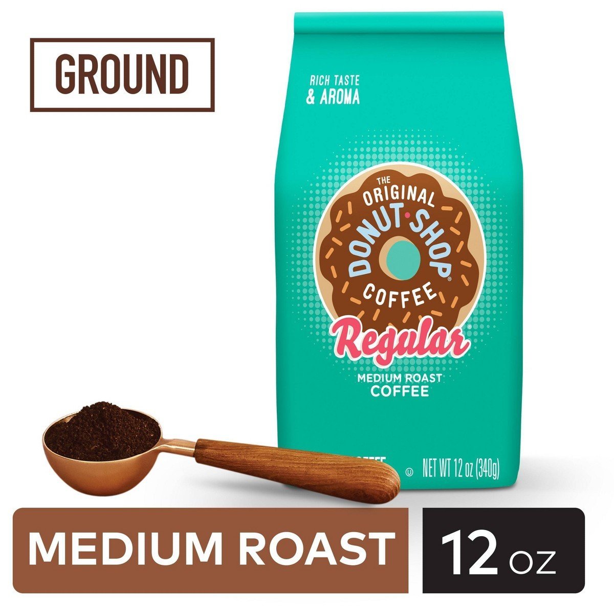 The Original Donut Shop Regular Medium Roast Ground Coffee - 12oz - Image 2
