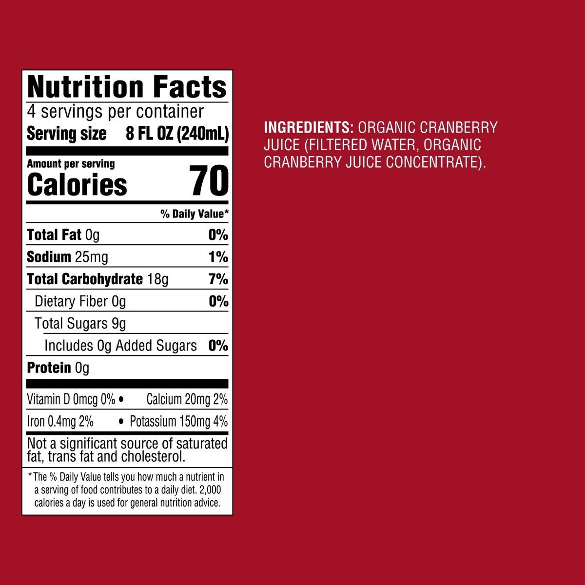 Organic Cranberry Juice From Concentrate - 32 fl oz - Good & Gatherâ„¢ - Image 5