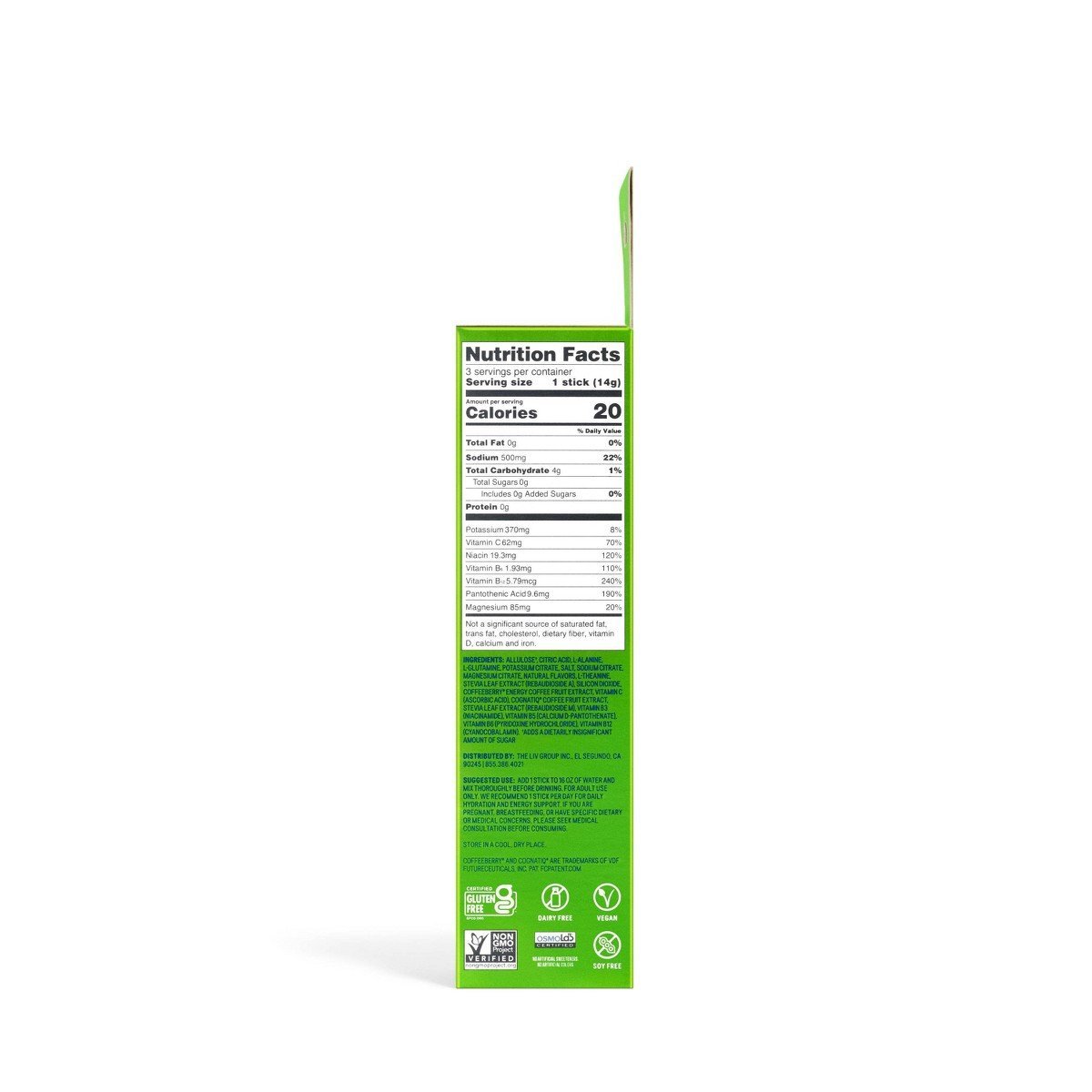 Liquid I.V. Sugar Free Energy Multiplier - Blackberry Lemonade - 3ct: Powdered Electrolyte Drink - Image 6
