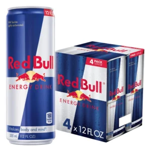Red Bull Energy Drink - 4pk/12 fl oz Cans: Low Fat, No Artificial Flavors, Caffeinated