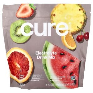 Cure Hydration Electrolyte Drink Mix, Tropical Variety Pack, 28 Packets, 7.5 oz (213 g)