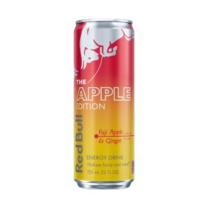 Red Bull Apple Edition Energy Drink - Fuji Apple & Ginger - 12 fl oz: Low Fat, Caffeinated