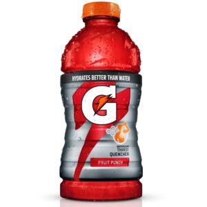 Gatorade Fruit Punch Sports Drink - 28 fl oz Bottle: Non-Caffeinated, No Artificial Flavor