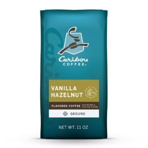 Caribou Vanilla Hazelnut Dreamstate Medium Roast Ground Coffee - 11oz: Rainforest Alliance Certified, Arabica Beans