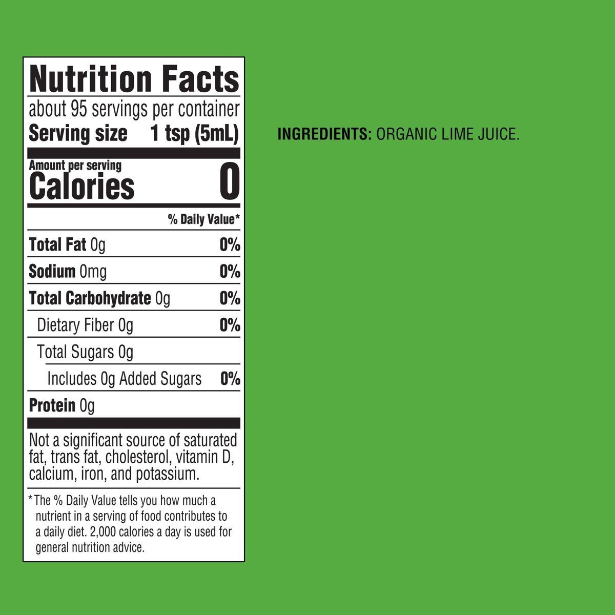 Organic 100% Pure Lime Juice - 16 fl oz Good & Gatherâ„¢ - Image 4