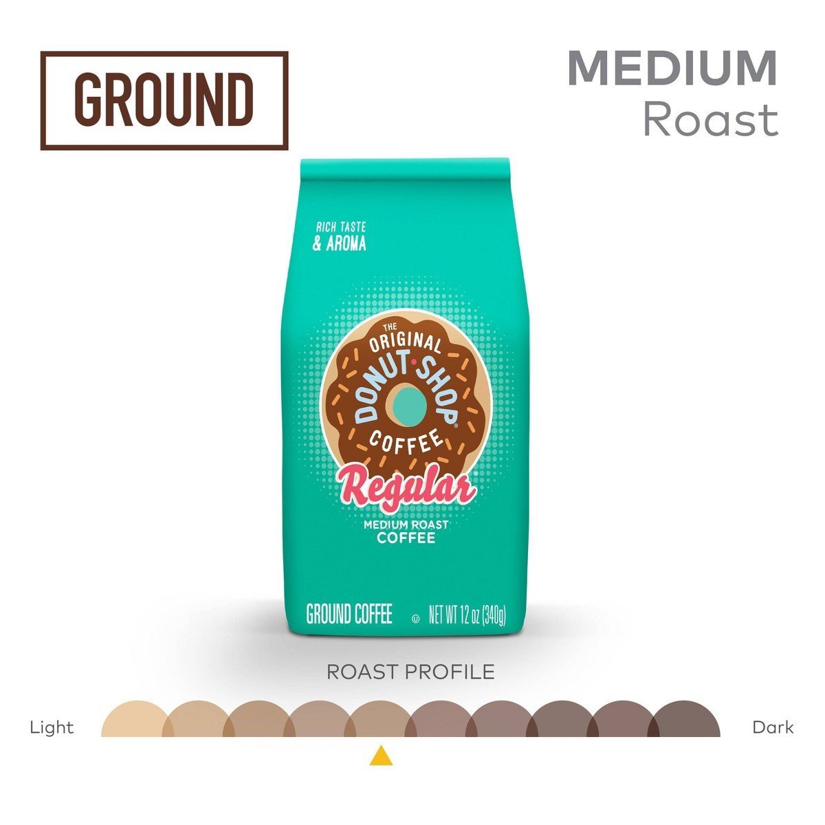 The Original Donut Shop Regular Medium Roast Ground Coffee - 12oz - Image 5