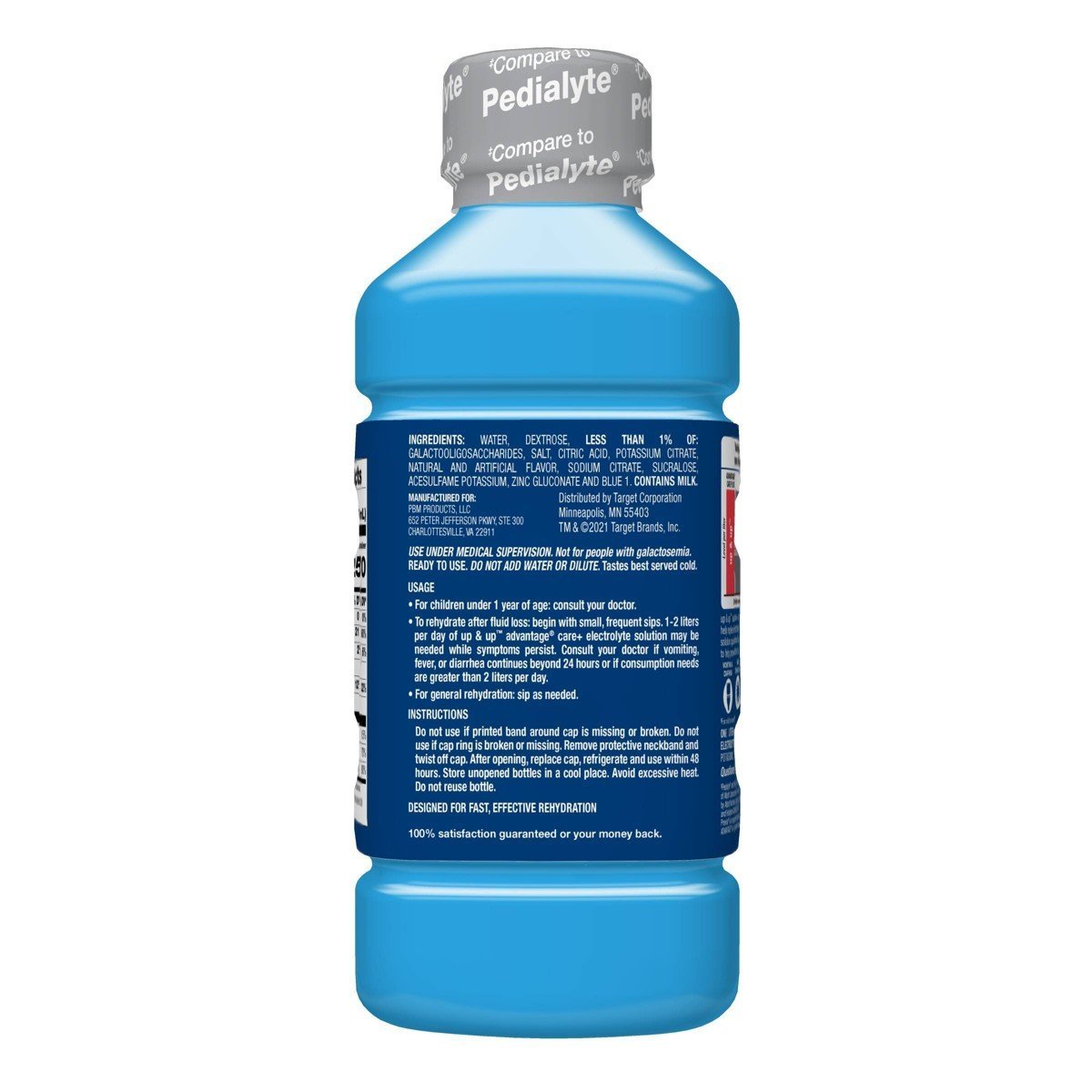 OES Advantage Care Plus Electrolyte Solution - Berry Blast - 33.8 fl oz - up&up™: Kosher, 1-Pack, Non-Caffeinated - Image 6