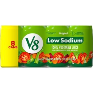 V8 Original Low Sodium 100% Vegetable Juice - 8pk/5.5 fl oz Cans