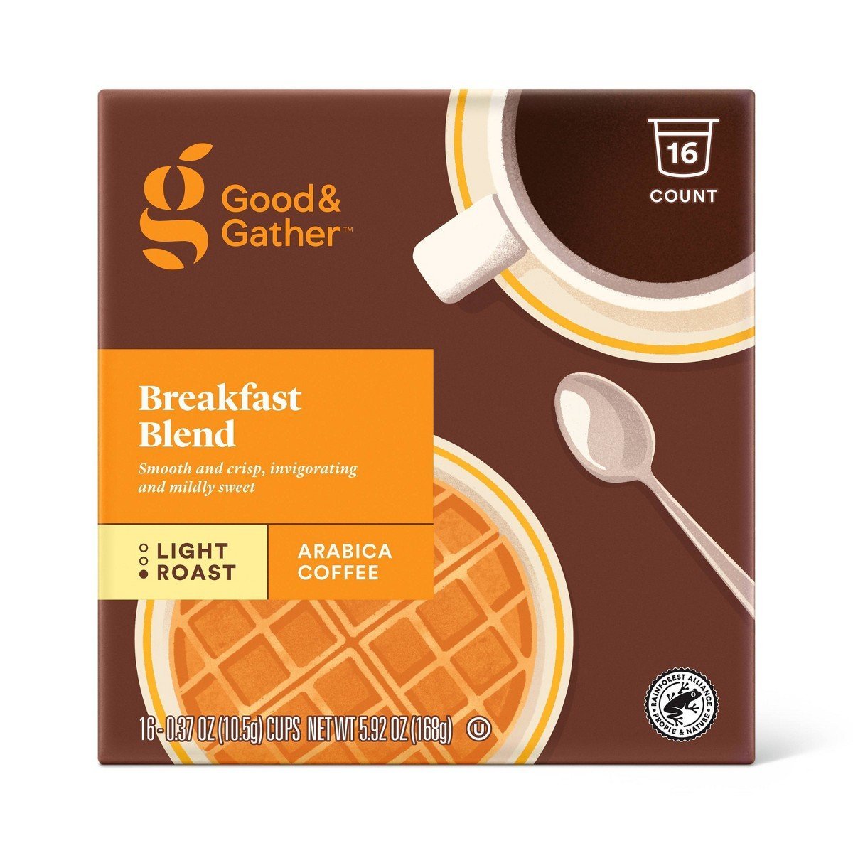 Breakfast Blend Light Roast Coffee Pods - 16ct - Good & Gatherâ„¢