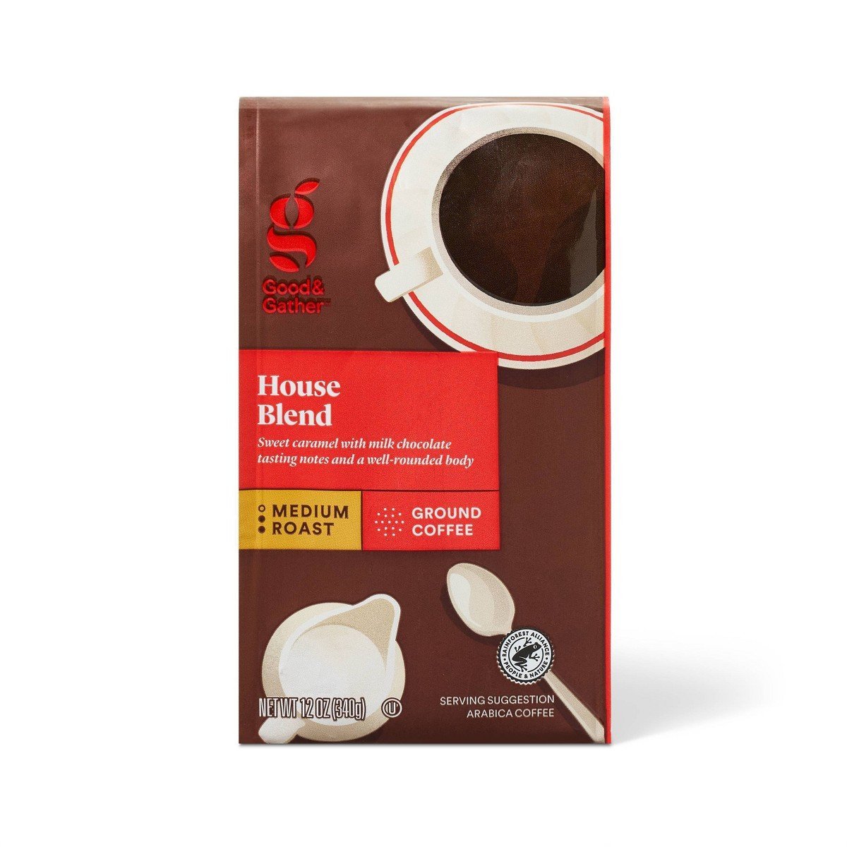 House Blend Medium Roast Ground Coffee - 12oz - Good & Gatherâ„¢