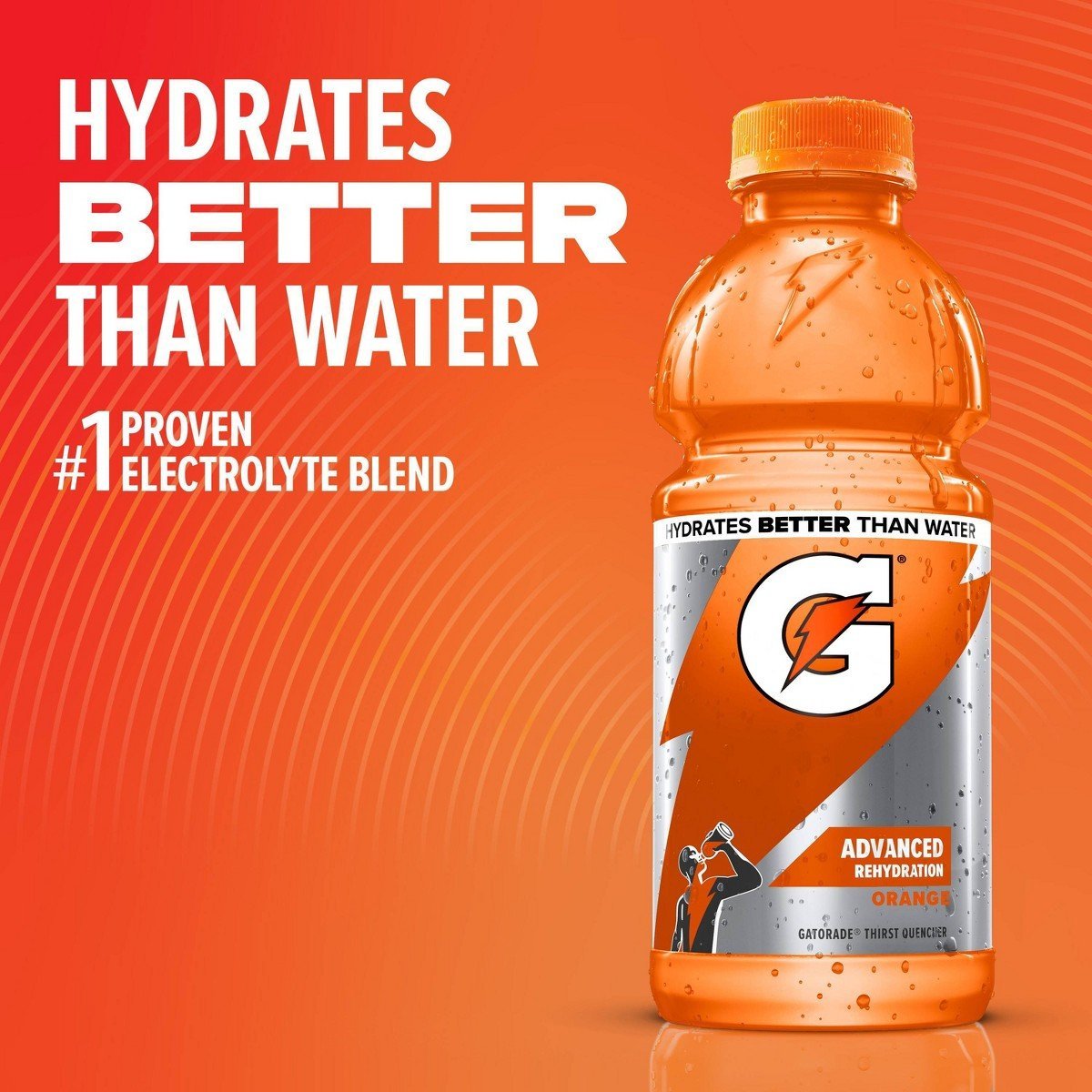 Gatorade Orange Sports Drink - 28 fl oz Bottle: Non-Caffeinated - Image 4