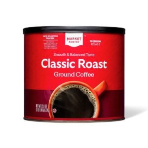 Classic Roast Medium Roast Ground Coffee - 25.9oz - Market Pantry