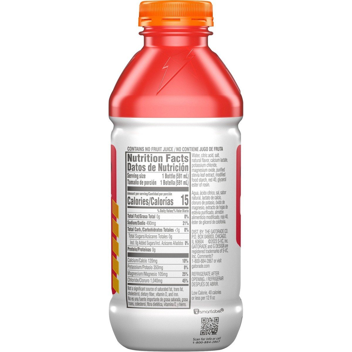 Gatorade Gatorlyte Zero Fruit Punch Sports Drink - 20 fl oz Bottle: Non-Caffeinated - Image 4