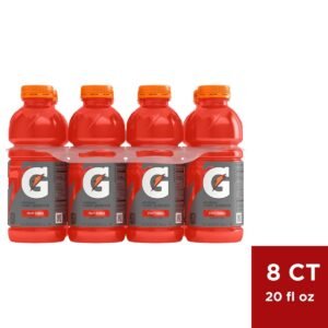 Gatorade Fruit Punch Sports Drink - 8pk/20 fl oz Bottles: Non-Caffeinated