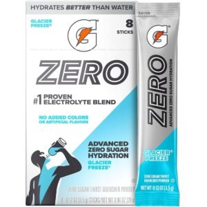 Gatorade GZERO Glacier Freeze Sports Drink Mix - 8pk
