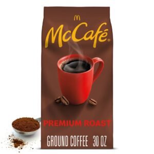 McCafe Premium Roast Medium Roast Ground Coffee - 30oz: Arabica Beans, Unflavored