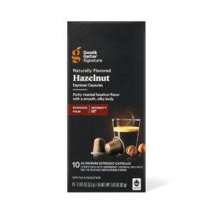 Signature Naturally Flavored Hazelnut Espresso Pods Espresso Roast Coffee - 10ct - Good & Gatherâ„¢
