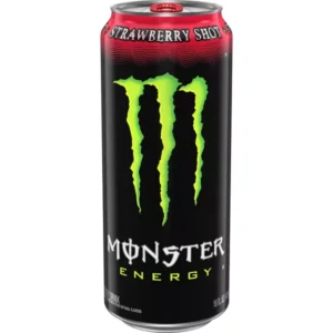 Monster Energy Strawberry Shot Energy Drink - 16 fl oz: Low Calorie, Diet, Caffeinated