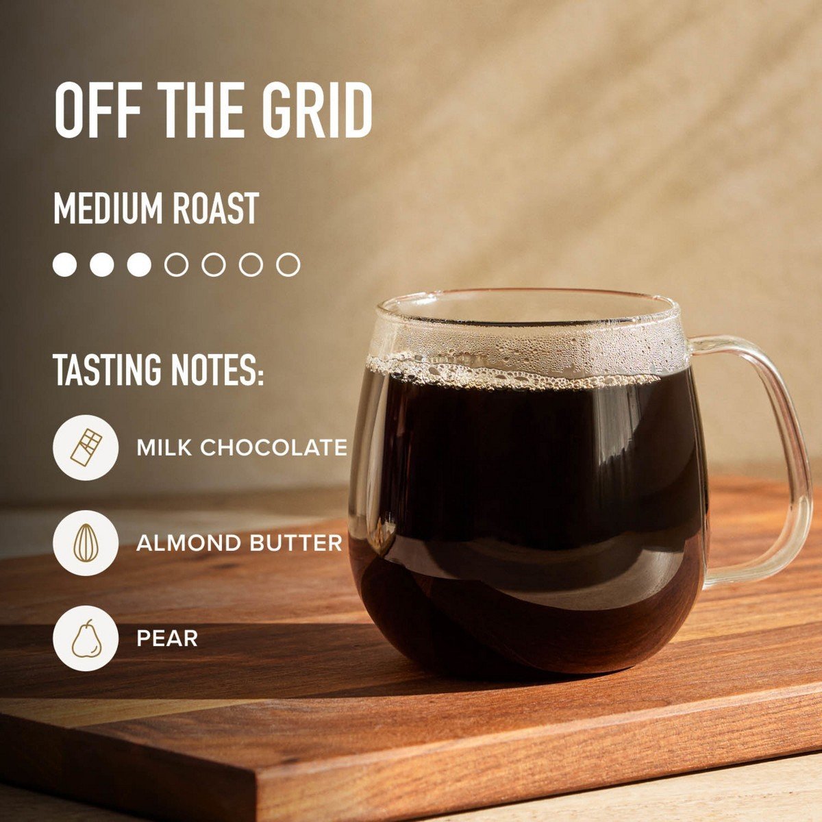 Peet's Off The Grid Medium Roast Ground Coffee - 10.5oz: Arabica Beans, Milk Chocolate Flavor - Image 5