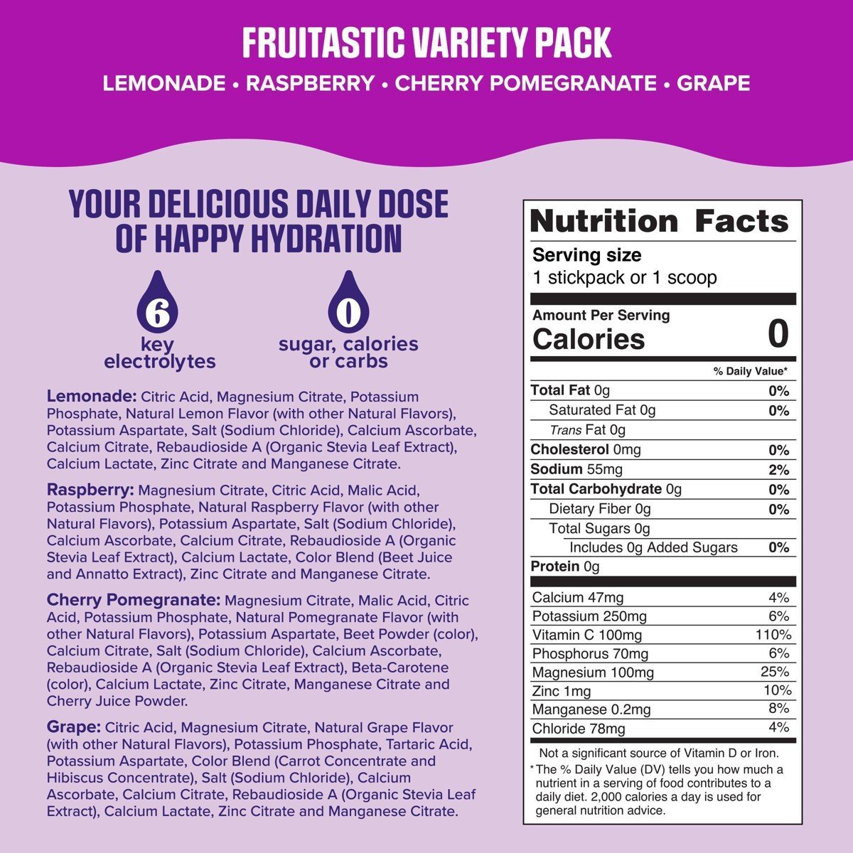 Ultima Replenisher Fruitastic Variety Pack Electrolyte Drink Mix - 8pk - Image 4