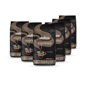 Lavazza Espresso Ground Coffee, Medium Roast, 100% Arabica, 20 oz Bag (Pack of 6) N/A 1