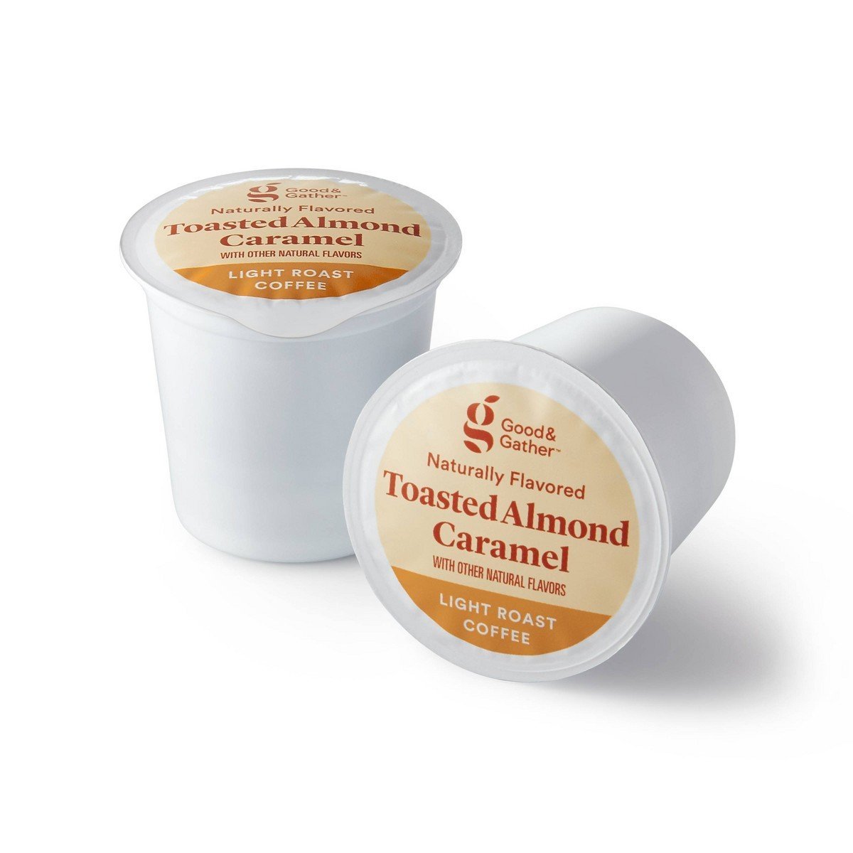 Naturally Flavored Toasted Almond Caramel Light Roast Coffee - 16ct Single Serve Pods - Good & Gatherâ„¢ - Image 2