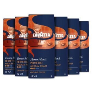 Lavazza House Blend Perfetto Ground Coffee, Medium Roast, 100% Arabica, 12 oz Bag (Pack of 6) N/A 1