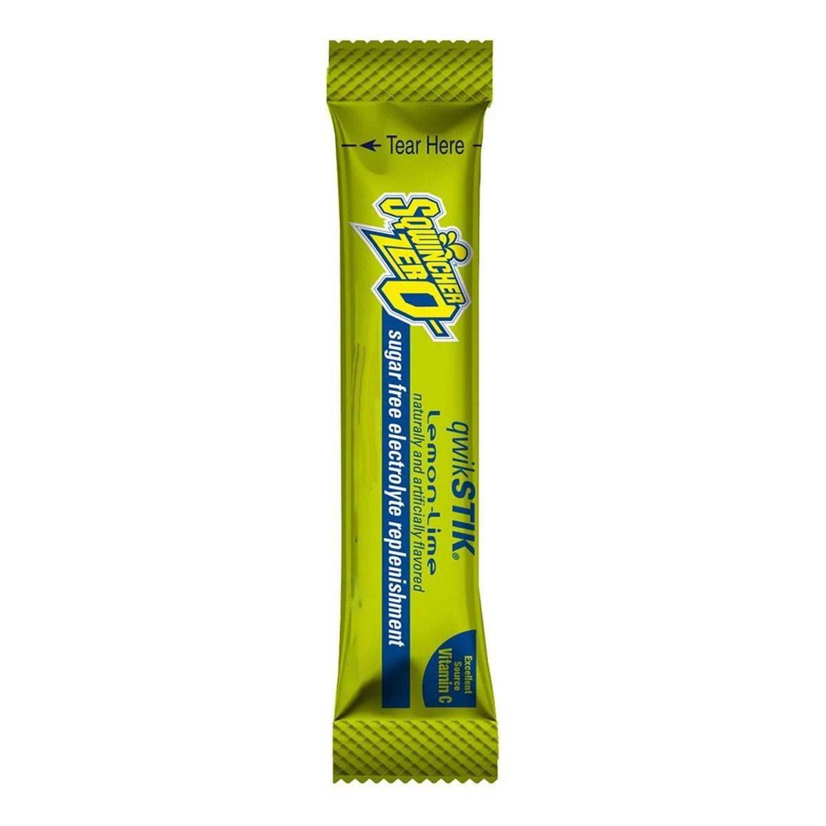 Sqwincher Quik Stik Zero Oral Electrolyte Solution Lemon-Lime Flavor 0.11 oz. Packet 50 Ct - Image 2