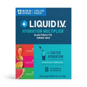 Liquid I.V. Hydration Multiplier Powder Electrolyte Drink Mix Variety Pack - 0.56oz/12ct