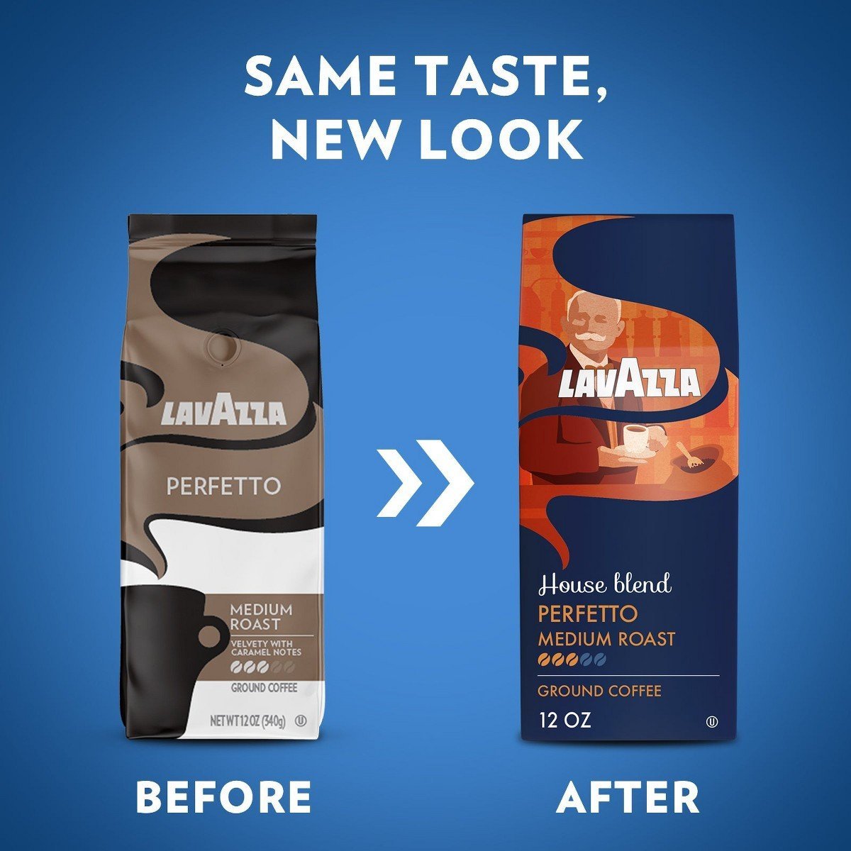 Lavazza House Blend Perfetto Ground Coffee, Medium Roast, 100% Arabica, 12 oz Bag (Pack of 6) N/A 1 - Image 3
