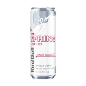 Red Bull Spring Edition Energy Drink - Cherry Sakura - 12 fl oz: Caffeinated, Low Fat