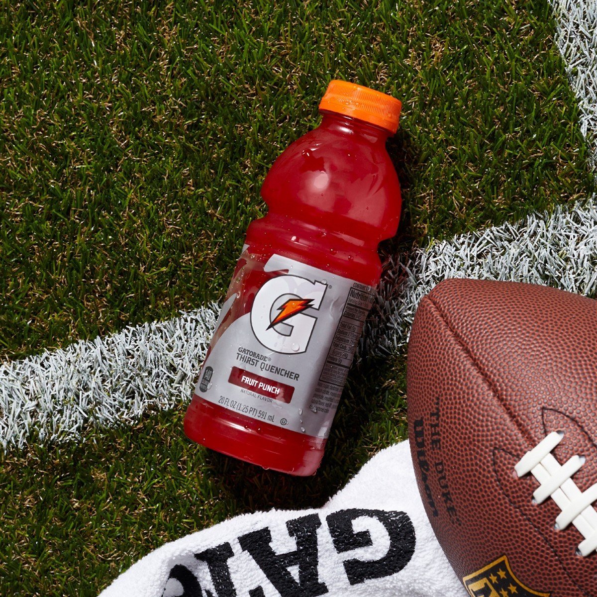 Gatorade Fruit Punch Sports Drink - 8pk/20 fl oz Bottles: Non-Caffeinated - Image 3