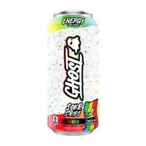 GHOST Energy Drink Sour Strips Rainbow Single - 16 fl oz: Caffeinated