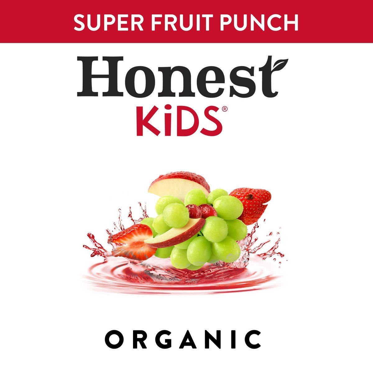 Honest Organic Super Fruit Punch Drink - 20pk/6 fl oz Box: No Pulp, 42% Juice Content - Image 3