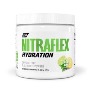 GAT SPORT Nitraflex Hydration Powder, Performance Electrolytes, 45 Servings (45 Servings, Lemon Lime)