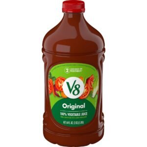 V8 Original 100% Vegetable Juice - 64 fl oz Bottle: Gluten-Free, No Added Sugar, No Artificial Colors