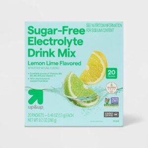 Sugar Free Hydration Vegan Supplement Powder - Lemon Lime - 9.2oz/20ct - up&up™