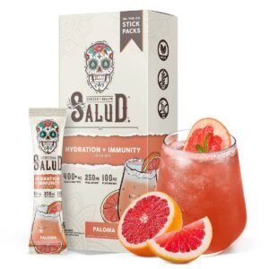 Salud Hydration + Immunity Paloma Electrolyte Drink Mix - 6pk/0.21oz Packet Sticks: Non-Caffeinated