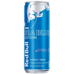 Red Bull Sea Blue Edition Energy Drink - Juneberry - 12 fl oz: Caffeinated, Low Fat
