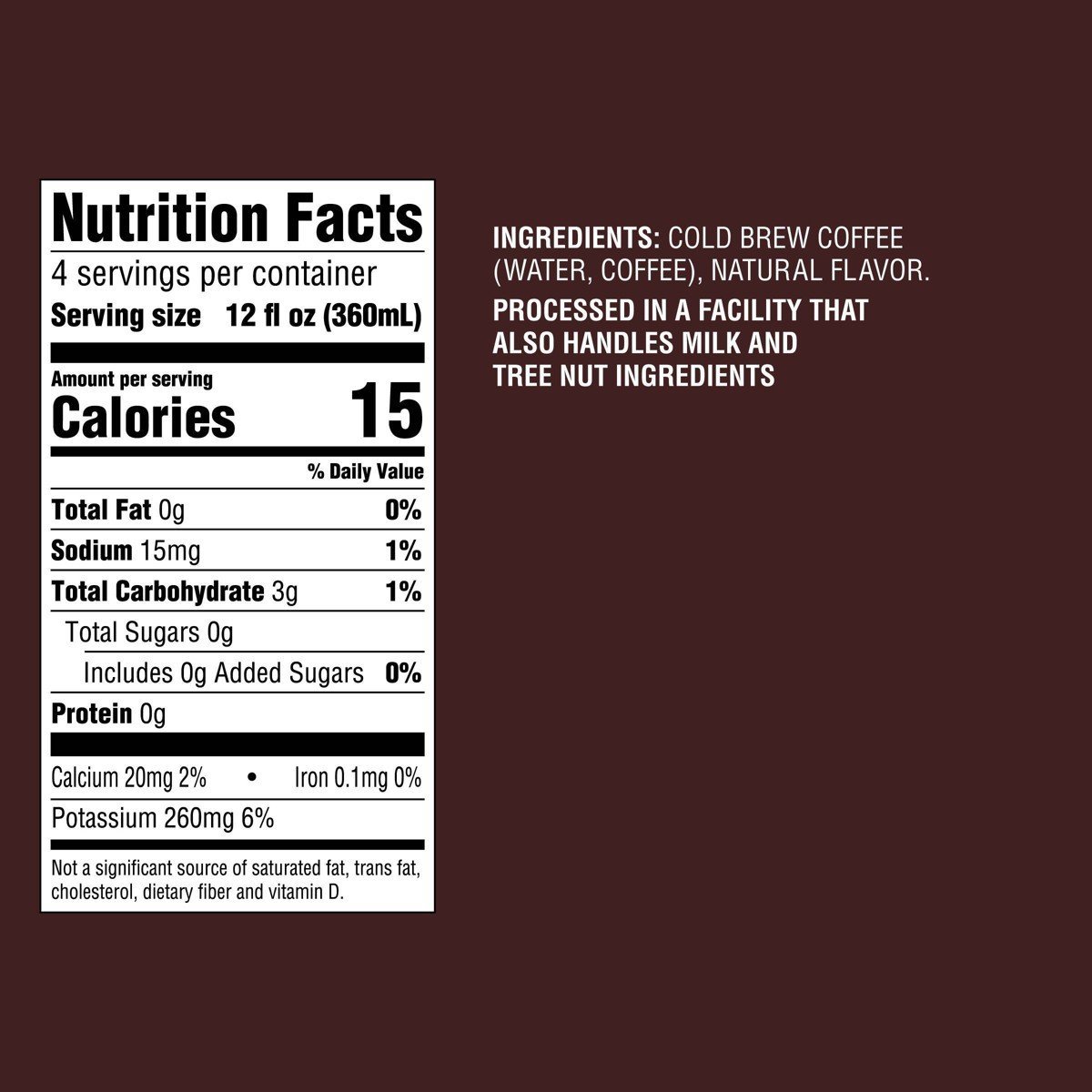Black Medium Roast Cold Brew Coffee - 48 fl oz - Good & Gather - Image 5