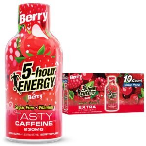 5 Hour Energy Shot Extra Strength Shot - Berry - 1.93 fl oz/10pk