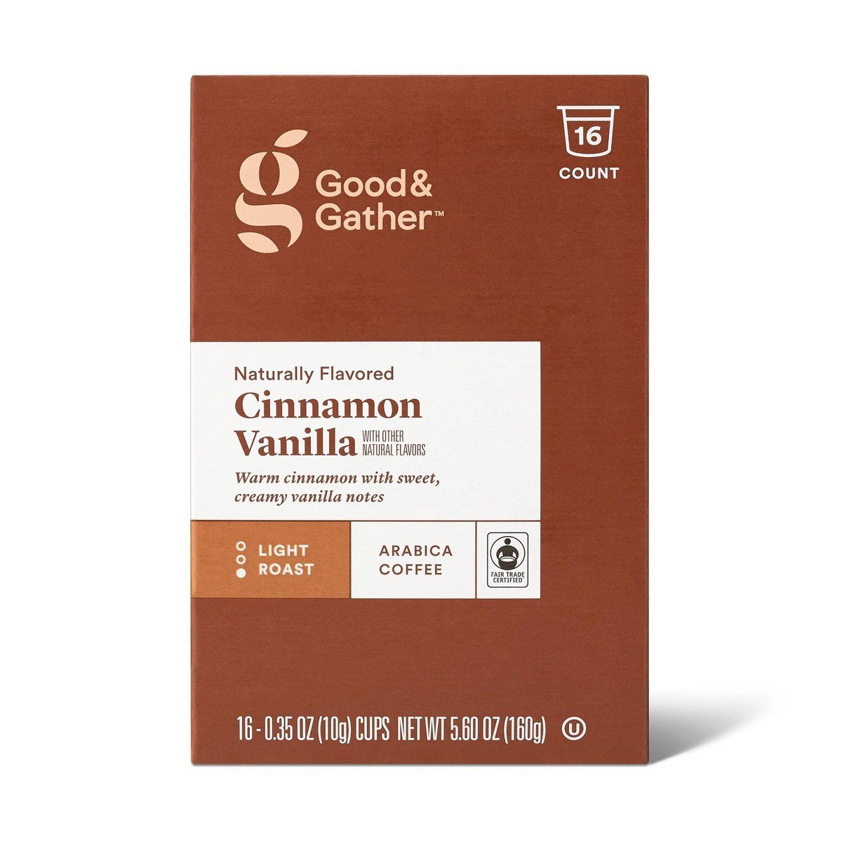 Naturally Flavored Cinnamon Vanilla Light Roast Coffee - 16ct Single Serve Pods - Good & Gatherâ„¢ - Image 4