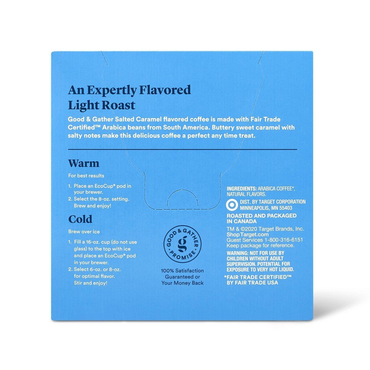 Naturally Flavored Salted Caramel Light Roast Coffee Pods - 16ct - Good & Gatherâ„¢ - Image 3