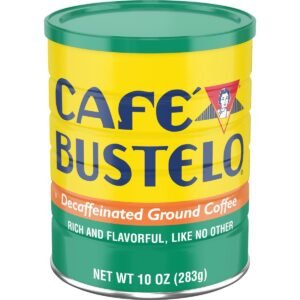 Café Bustelo Medium Roast Ground Coffee - Decaf - 10oz: Unflavored, Coffee Bean Type Varies