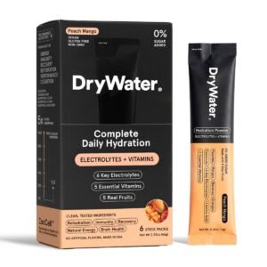DryWater Peach & Mango - 6ct
