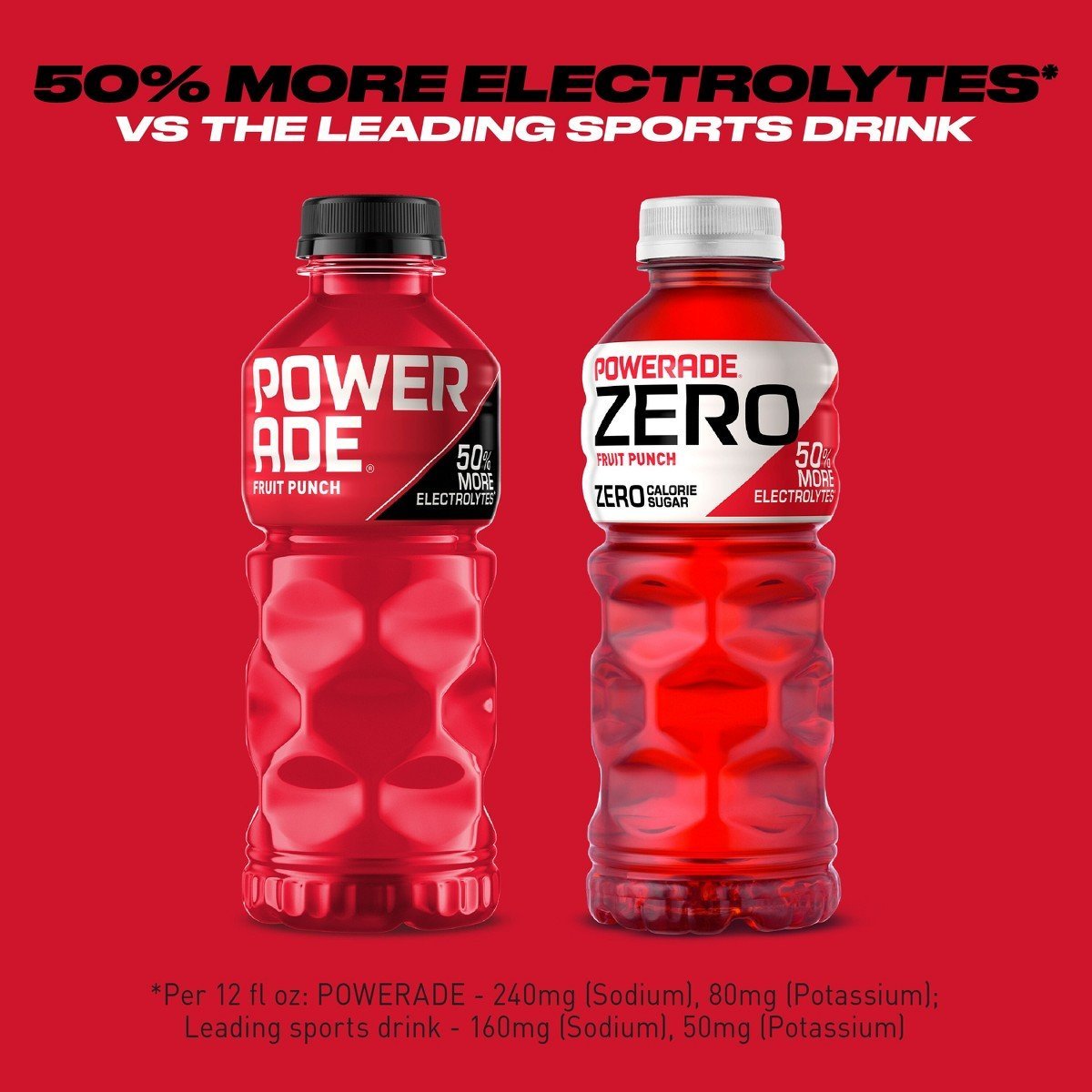POWERADE Fruit Punch Sports Drink - 20 fl oz Bottle: Non-Caffeinated, USDA Grade A - Image 5