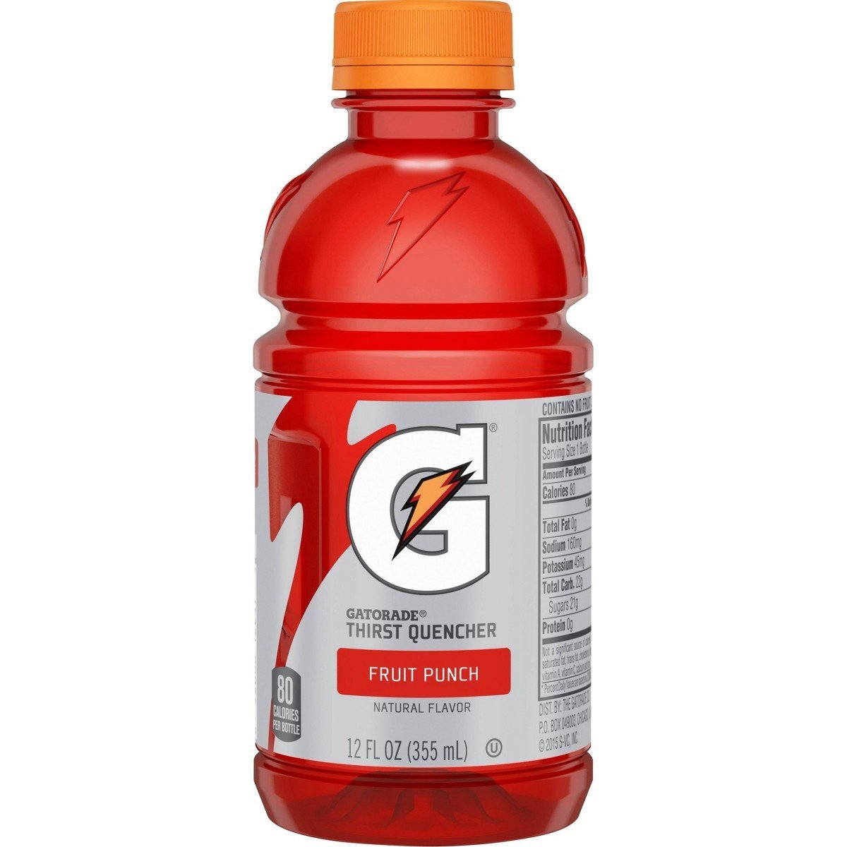 Gatorade Mixed Flavors Sports Drink - 18pk/12 fl oz Bottles: Non-Caffeinated - Image 4