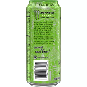 Monster Ultra Paradise Energy Drink - 16 fl oz: Caffeinated - Image 3