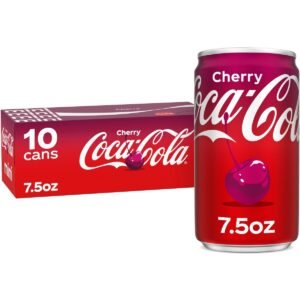 Coca-Cola Cherry Soda - 10pk/7.5 fl oz Mini-Cans: Caffeinated